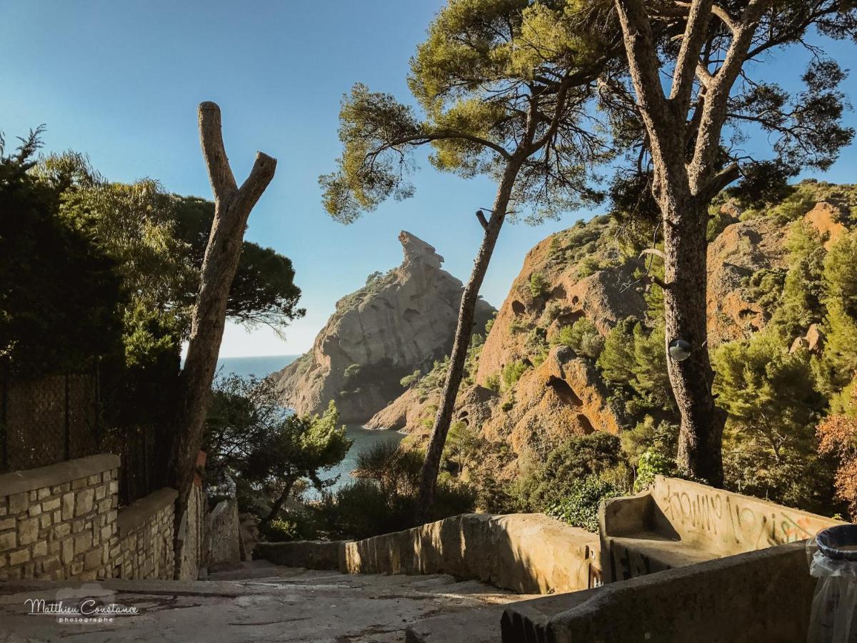 Moutte Lägenhet Saint-Cyr-sur-Mer Exteriör bild